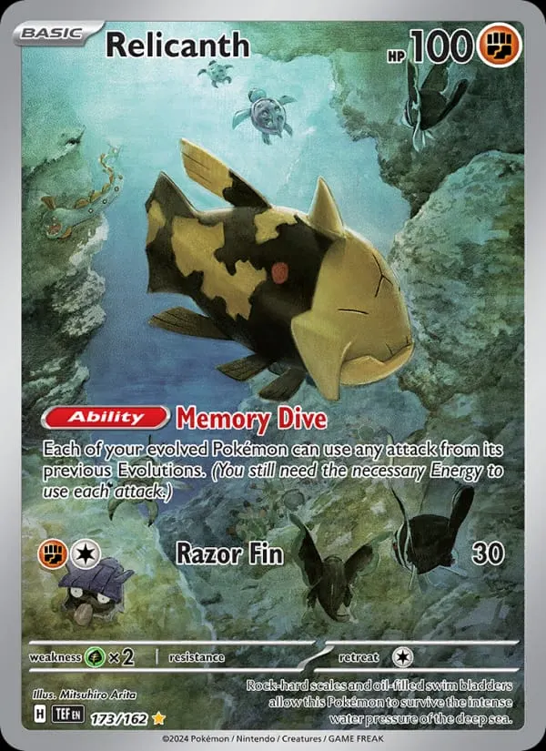 Relicanth card photo
