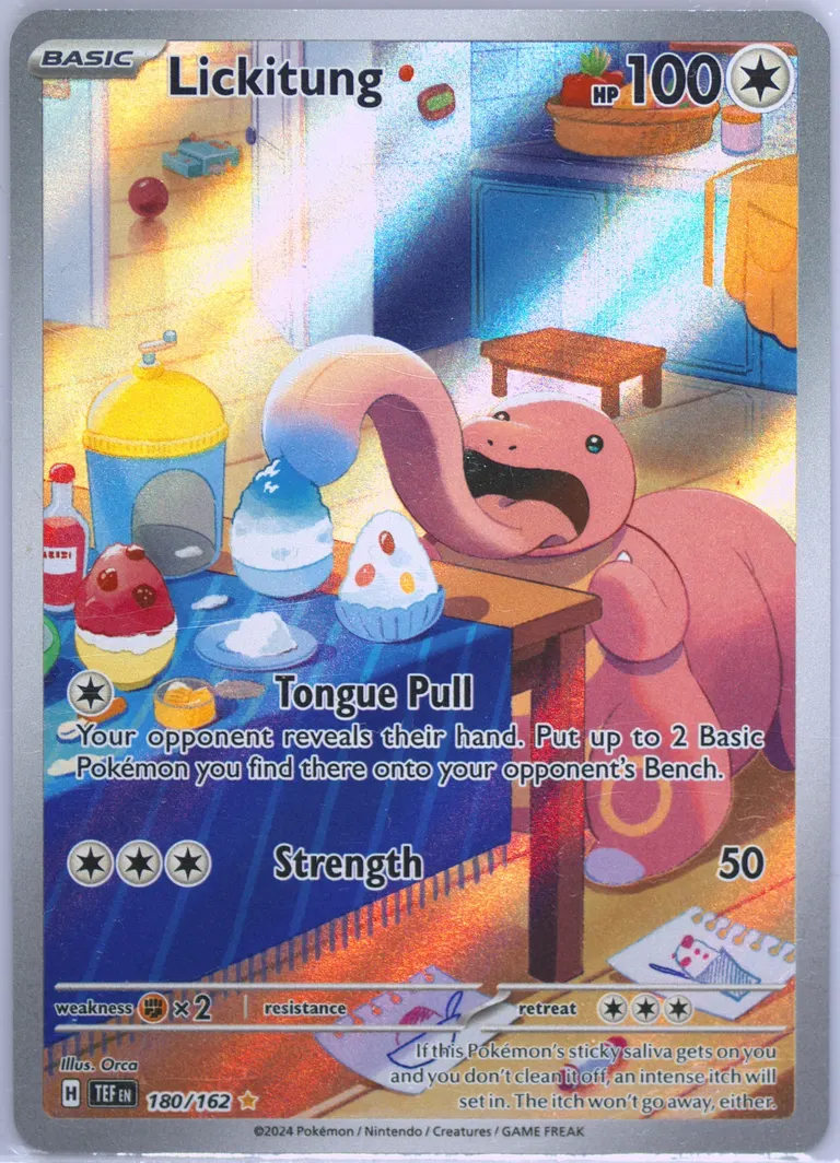 Lickitung card photo