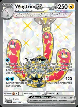 Wugtrio ex card photo