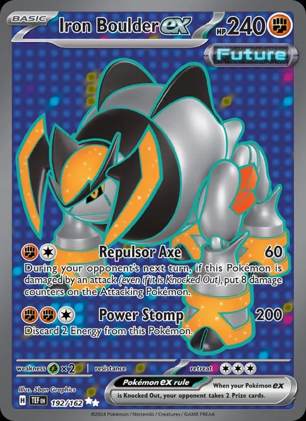 Iron Boulder ex card photo