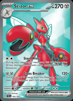 Scizor ex card photo