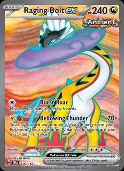 Raging Bolt ex card photo