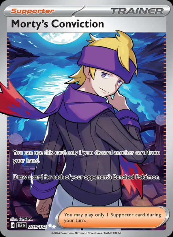 Morty's Conviction card photo