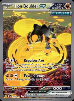 Iron Boulder ex card photo