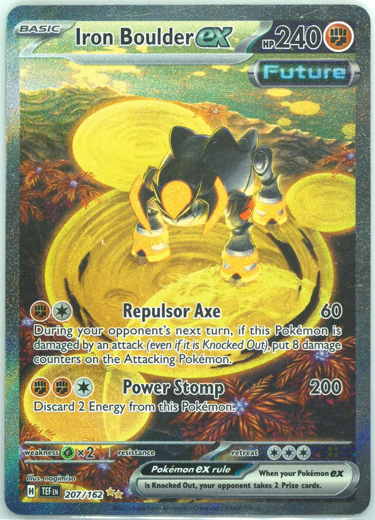 Iron Boulder ex card photo