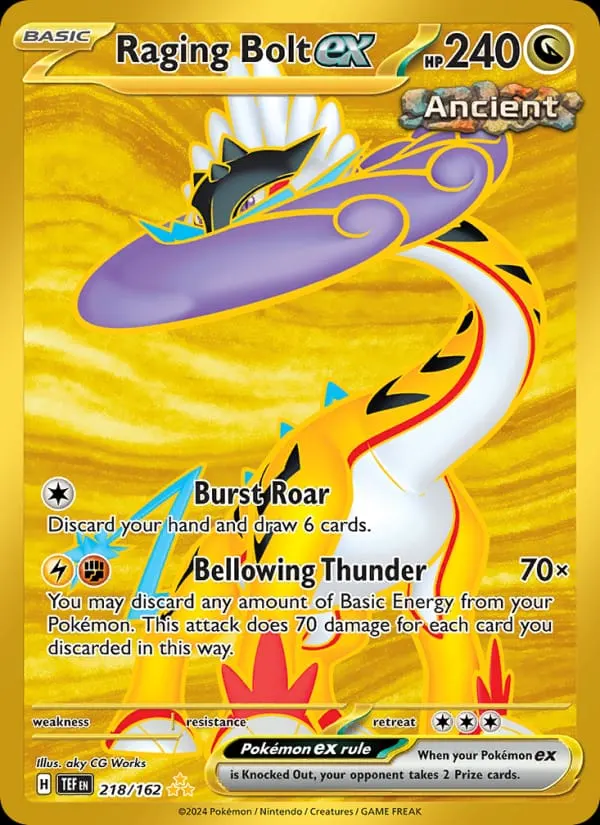 Raging Bolt ex card photo