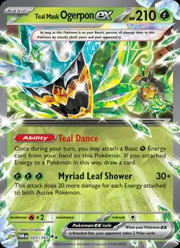 Teal Mask Ogerpon ex card photo