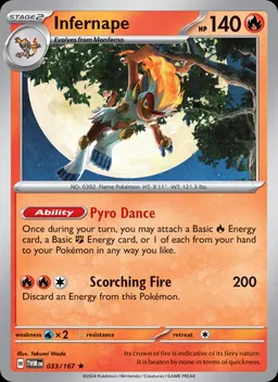 Infernape card photo