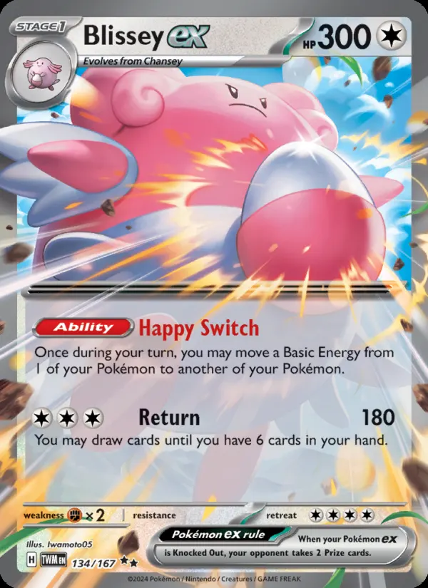 Blissey ex card photo