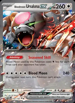 Bloodmoon Ursaluna ex card photo