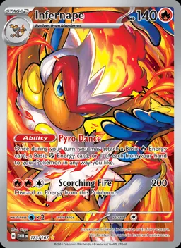 Infernape card photo