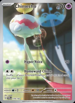 Chimecho card photo
