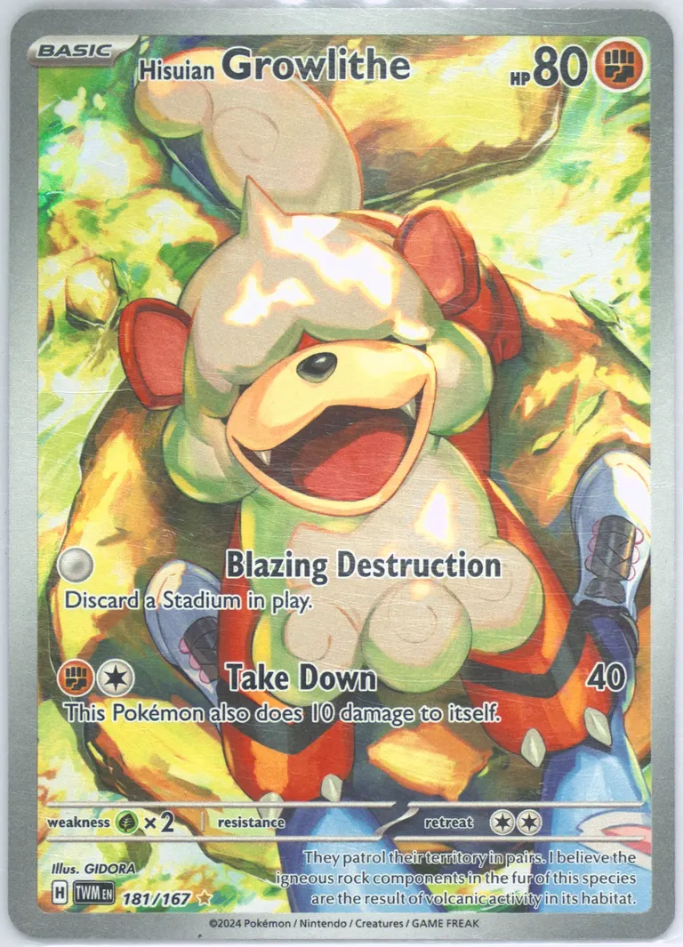 Hisuian Growlithe card photo