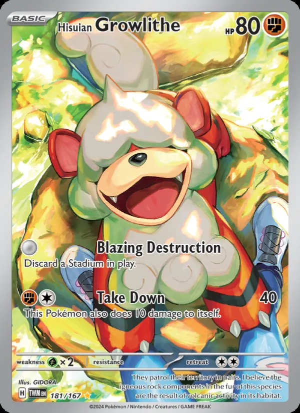 Hisuian Growlithe card photo