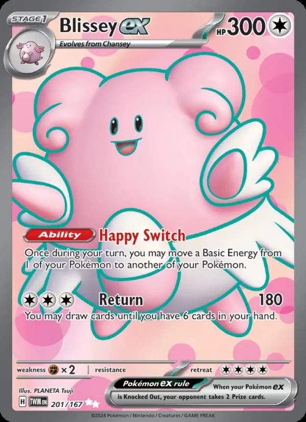 Blissey ex card photo