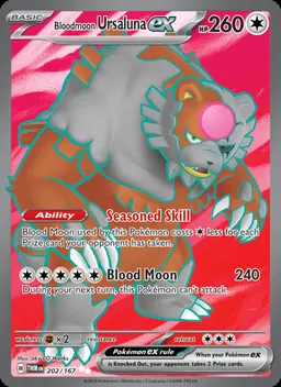 Bloodmoon Ursaluna ex card photo