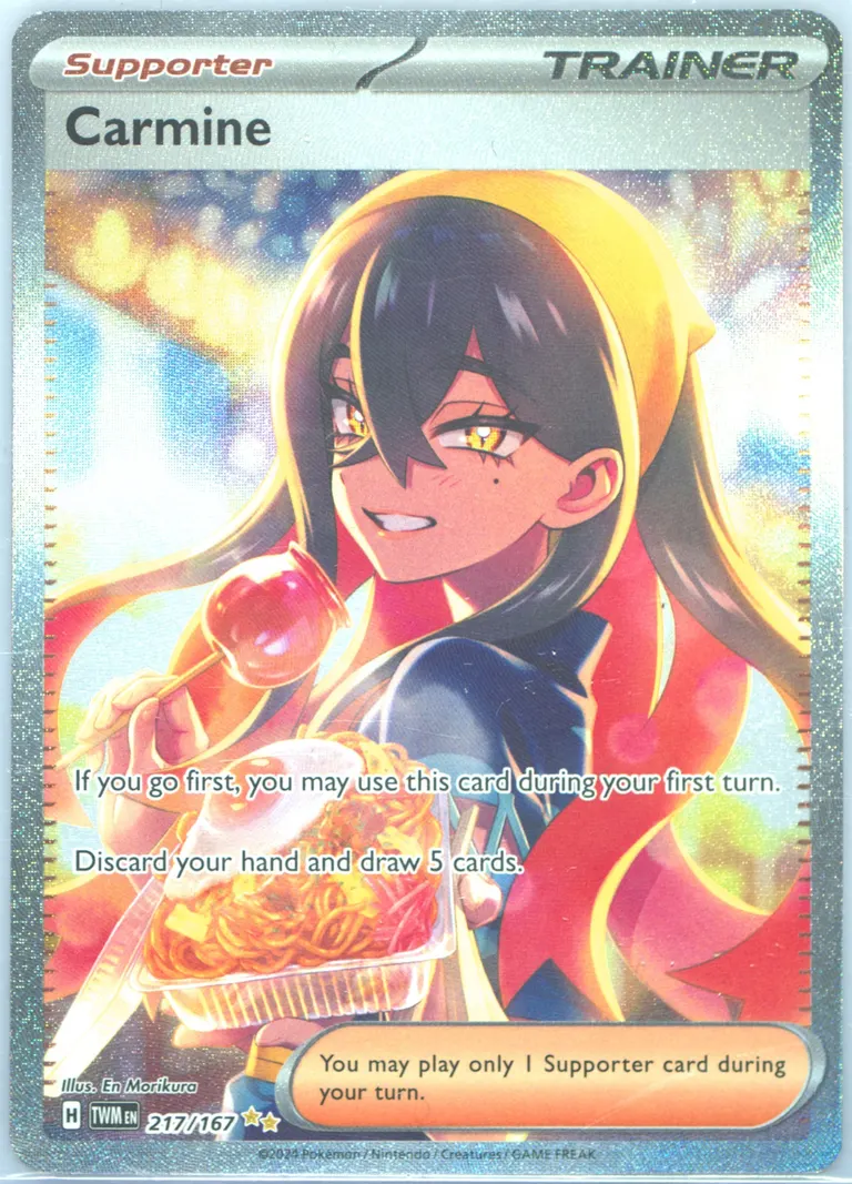 Carmine card photo