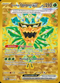Teal Mask Ogerpon ex card photo