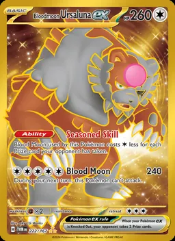 Bloodmoon Ursaluna ex card photo