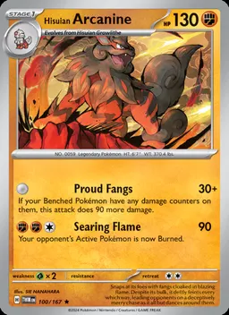 Hisuian Arcanine #100