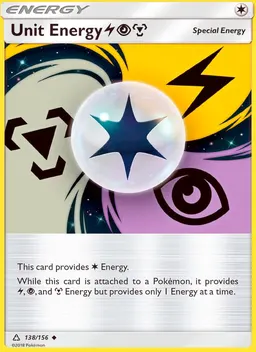 Unit Energy LightningPsychicMetal #138