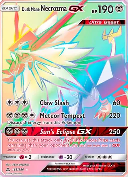 Dusk Mane Necrozma GX #163