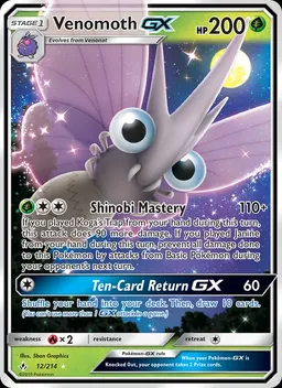 Venomoth GX #12
