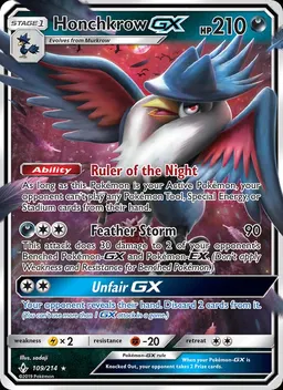 Honchkrow GX #109