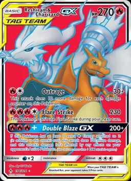 Reshiram & Charizard GX #194
