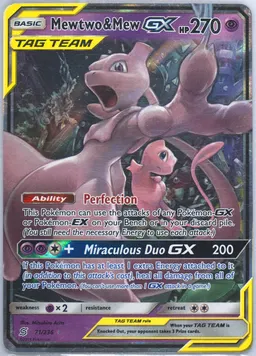 Mewtwo & Mew GX #71