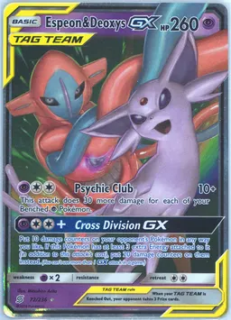 Espeon & Deoxys GX #72