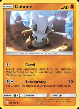 Cubone #105