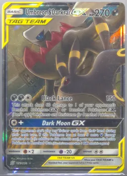 Umbreon & Darkrai GX #125