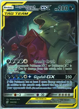Mega Sableye & Tyranitar GX #126