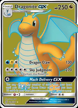 Dragonite GX card photo