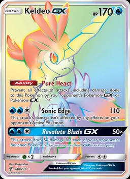 Keldeo GX #240