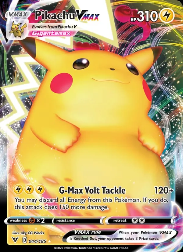 Pikachu VMAX card photo