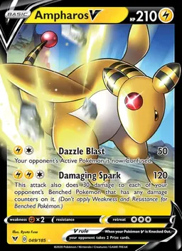 Ampharos V card photo