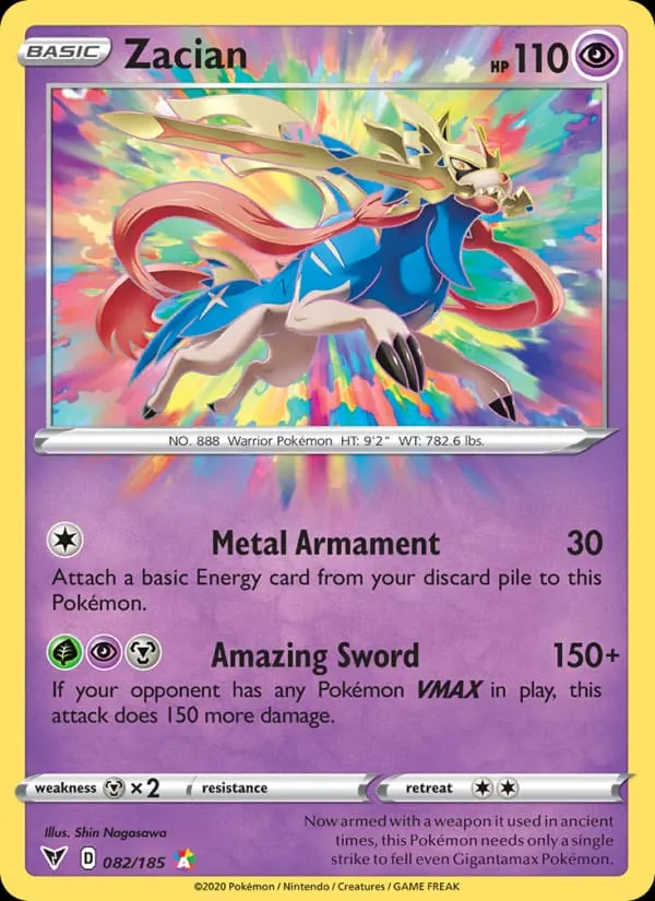 Zacian card photo