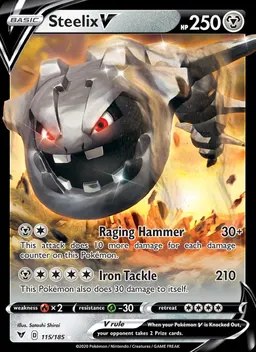 Steelix V card photo