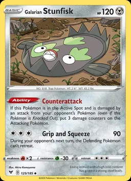 Galarian Stunfisk #125