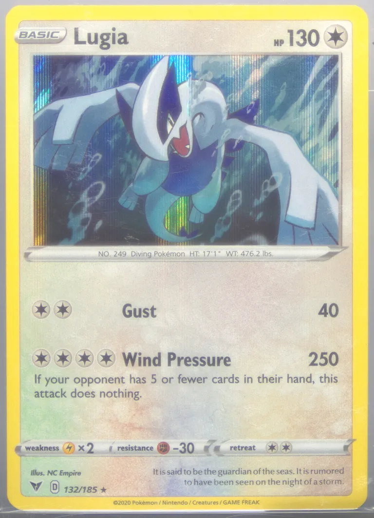 Lugia card photo
