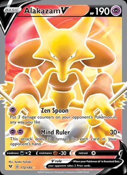 Alakazam V card photo