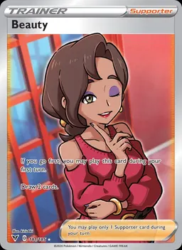 Beauty card photo