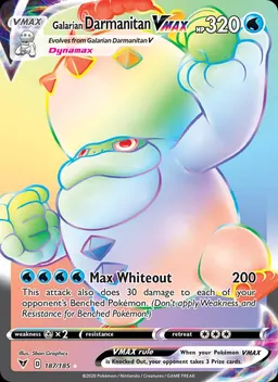 Galarian Darmanitan VMAX #187