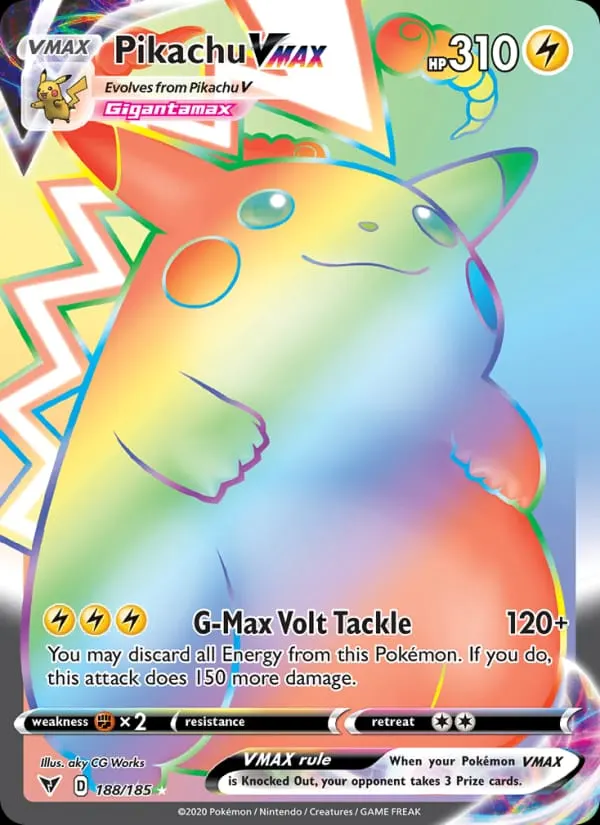 Pikachu VMAX card photo