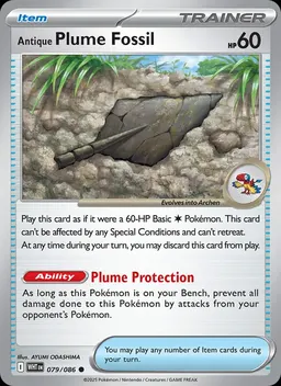 Antique Plume Fossil #79