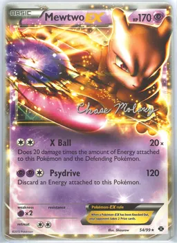 Mewtwo EX Eeltwo #54-EELTWO