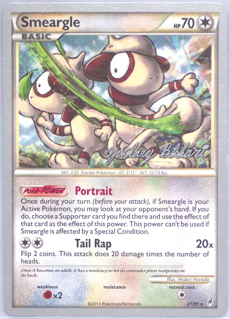 Smeargle C.M.T. #21-CMT, World Championships Promos 2012