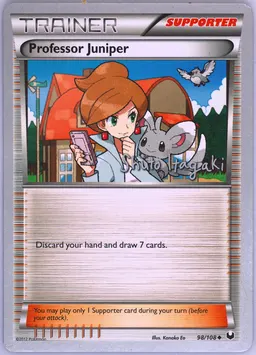 Professor Juniper Terraki-Mewtwo #98-TERRAKIMEWTWO